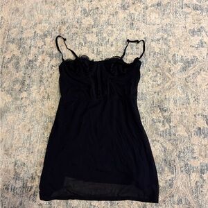 Mini Bodycon Mesh and Lace Dress